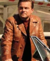 Leonardo DiCaprio Once Upon a Time in Hollywood Leather Jacket
