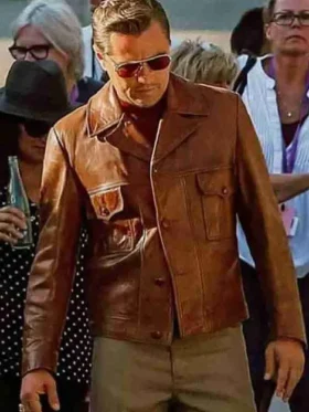 Leonardo Once Upon a Time in Hollywood Leather Jacket