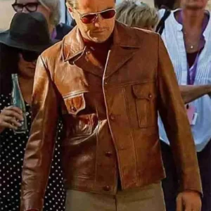 Leonardo Once Upon a Time in Hollywood Leather Jacket