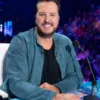 Luke Bryan American Idol Green Suede Leather Jacket