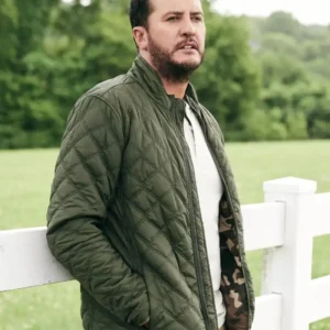 Luke Bryan Green Quilted Jacket On Sale