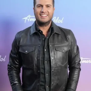 Luke Bryan Leather Black Jacket