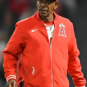 MLB Los Angeles Angels Red Bomber Jacket on Sale