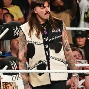 Monday Night RAW Dominik Mysterio Black White Vest