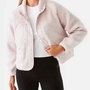 Order Active Womens Sherpa Button Jacket