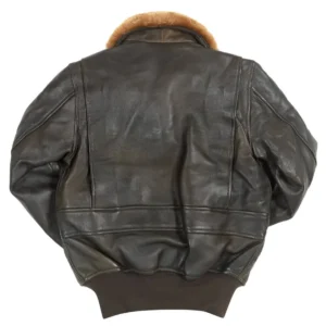 Order Women G 1 Leather Bomber Jacket with Fur Collar For Sale Men And Women