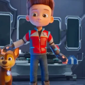 PAW Patrol The Mighty Movie Finn Lee Epp Leather Jacket