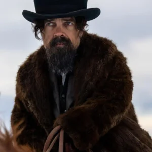 Peter Dinklage The Thicket 2024 Brown Fur Coat