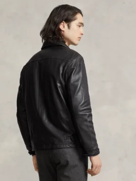 Polo Black Leather Jacket