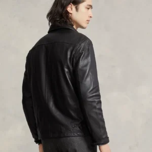 Polo Black Leather Jacket