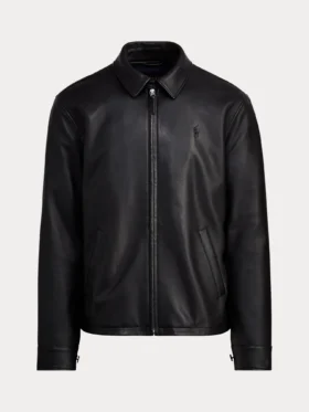 Polo Ralph Lauren Polo Black Leather Jacket