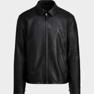 Polo Ralph Lauren Polo Black Leather Jacket
