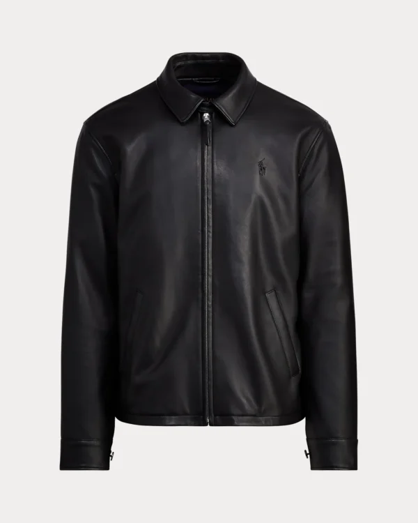 Polo Ralph Lauren Polo Black Leather Jacket
