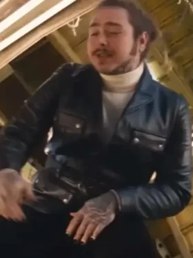 Post Malone Psy­cho Leather Jacket