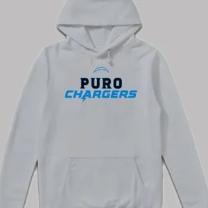 Puro Chargers Grey Hoodie