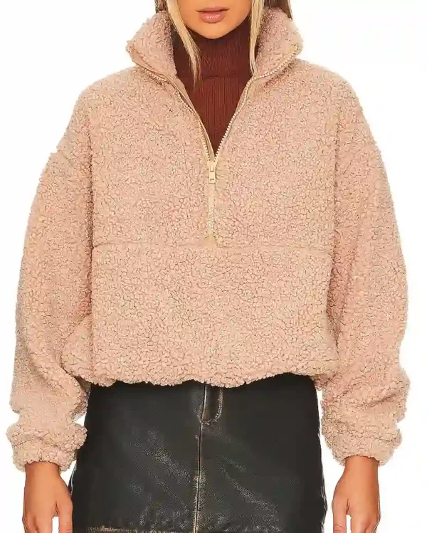 Real Housewives of New Jersey S11 Rachel Fuda CIAO Sherpa Jacket On Sale