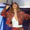 Shania Twain Bst Hyde Park London Concert Crop Cotton Jacket 