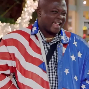 Shop 90 Day Fiance Happily Ever After Michael USA Flag Eagle Leather Jacket