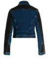 Shop Red Eye 2024 Jemma Moore Blue and Black Denim Jacket
