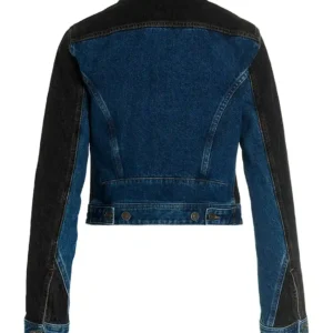 Shop Red Eye 2024 Jemma Moore Blue and Black Denim Jacket