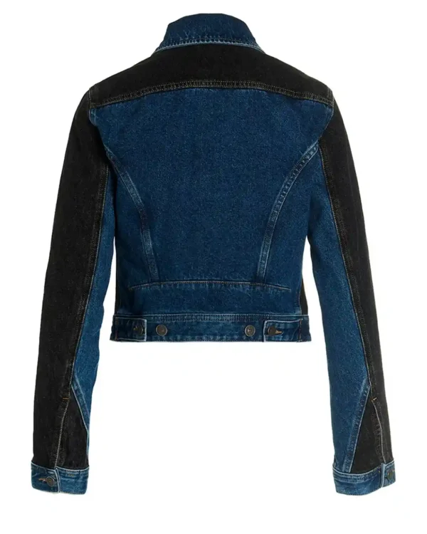 Shop Red Eye 2024 Jemma Moore Blue and Black Denim Jacket