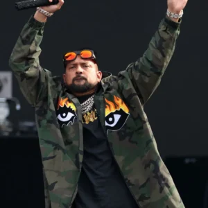 Shop Sean Paul Wireless Festival 2024 Eyes On Fire Jacket
