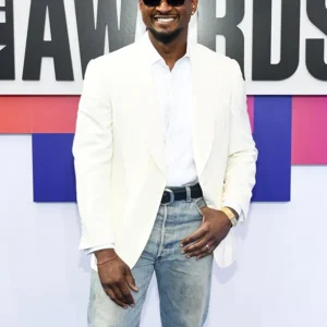Shop Usher BET Awards 2024 White Coat