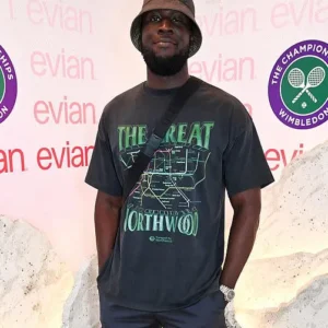 Shop Wimbledon 2024 Stormzy Black Cotton T Shirt