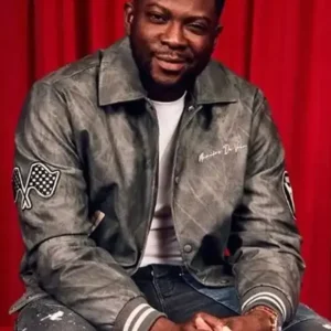 Supacell 2024 Rapman Grey Varsity Jacket