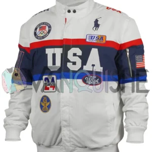 Team USA Closing Ceremony Jacket left curve van