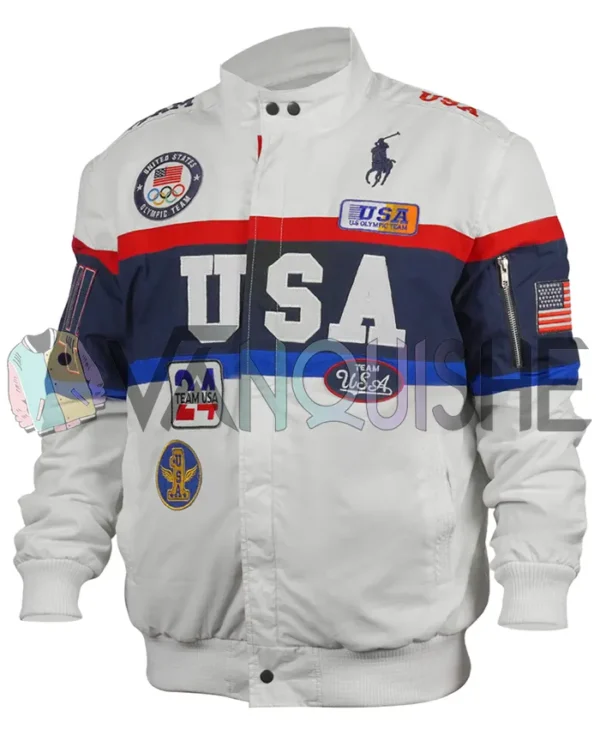 Team USA Closing Ceremony Jacket left curve van