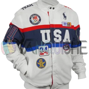 Team USA Closing Ceremony Jacket right curve van
