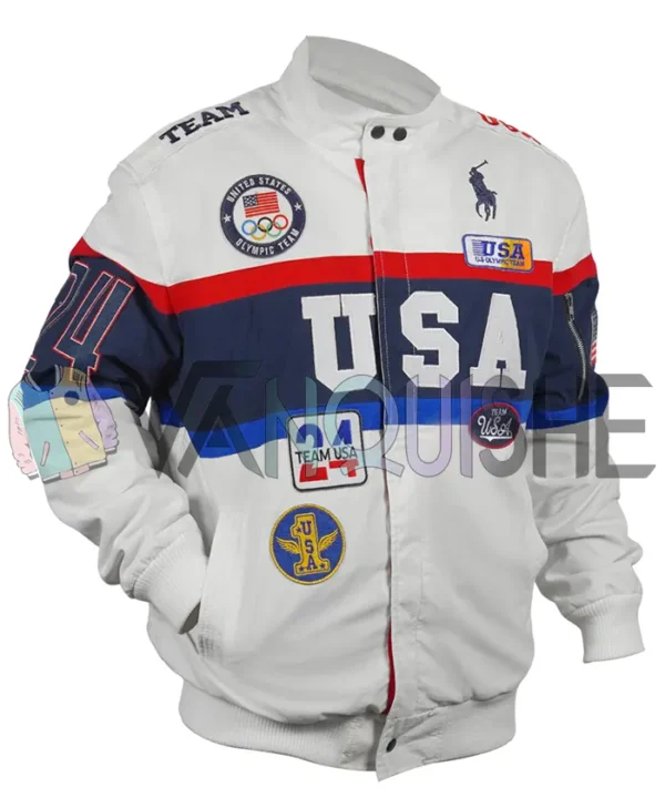 Team USA Closing Ceremony Jacket right curve van