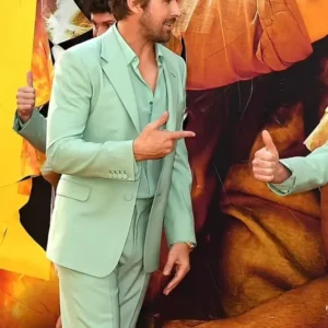 The Fall Guy Premier Ryan Gosling Mint Green Suit