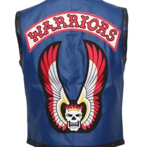The Warriors Motorcycle Blue Biker Halloween Costume Vest