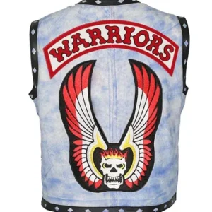 The Warriors Movie Ajax Vintage Blue Motorcycle Vest