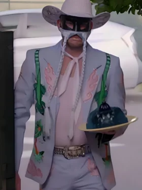 Trixie Motel Drag Me Home S01 Crocodile Double Blazer