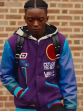 Tyrone Supacell 2024 Purple and Blue Varsity Jacket