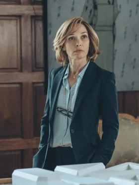 Under Paris 2024 Anne Marivin Blue Blazer