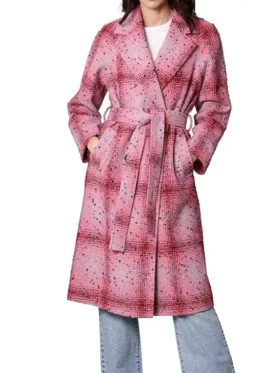 Unprisoned Season 02 Kerry Washington Pink Wool Coat