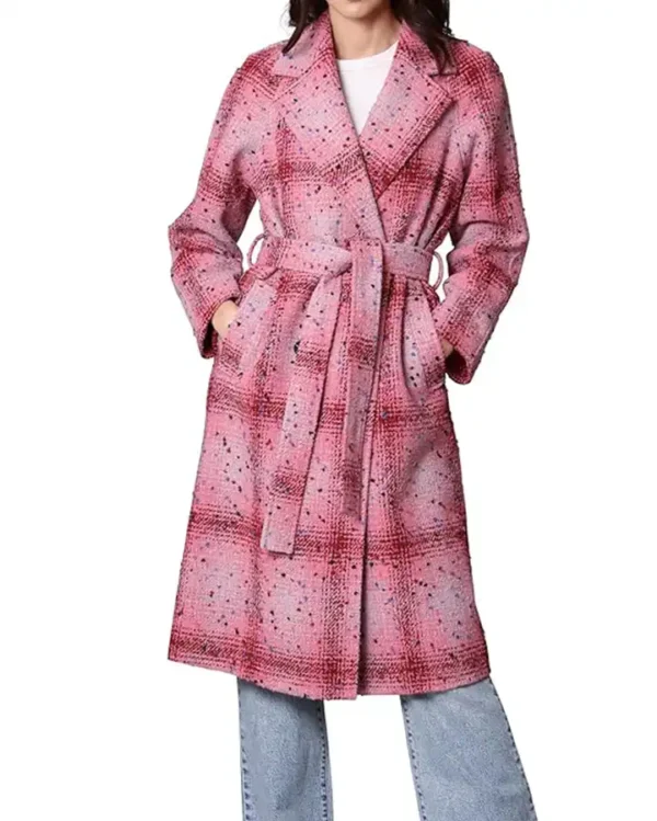 Unprisoned Season 02 Kerry Washington Pink Wool Coat
