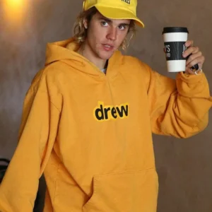 Yellow Justin Bieber Drew Hoodie