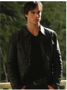 a Little Bit Older a Black Leather Jacket