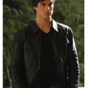 a Little Bit Older a Black Leather Jacket