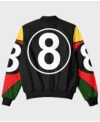 8 Ball 90s Vintage Black Bomber Jacket