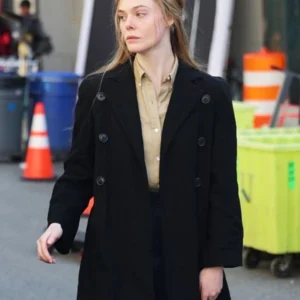 A Complete Unknown 2024 Elle Fanning Black Blazer On Sale