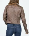 Bella Moto Jacket Chocolate For Sale