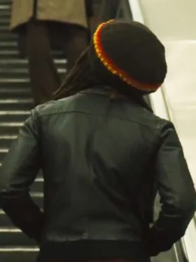 Bob Marley One Love 2024 Kingsley Ben Adir Leather Jacket On Sale