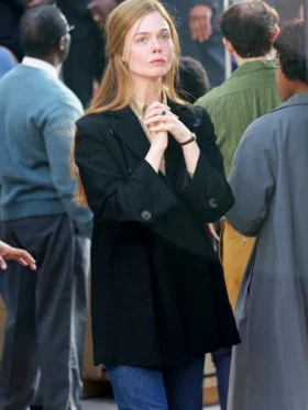 Buy A Complete Unknown 2024 Elle Fanning Black Blazer