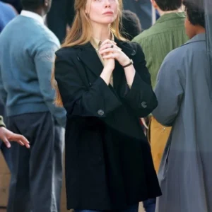 Buy A Complete Unknown 2024 Elle Fanning Black Blazer 
